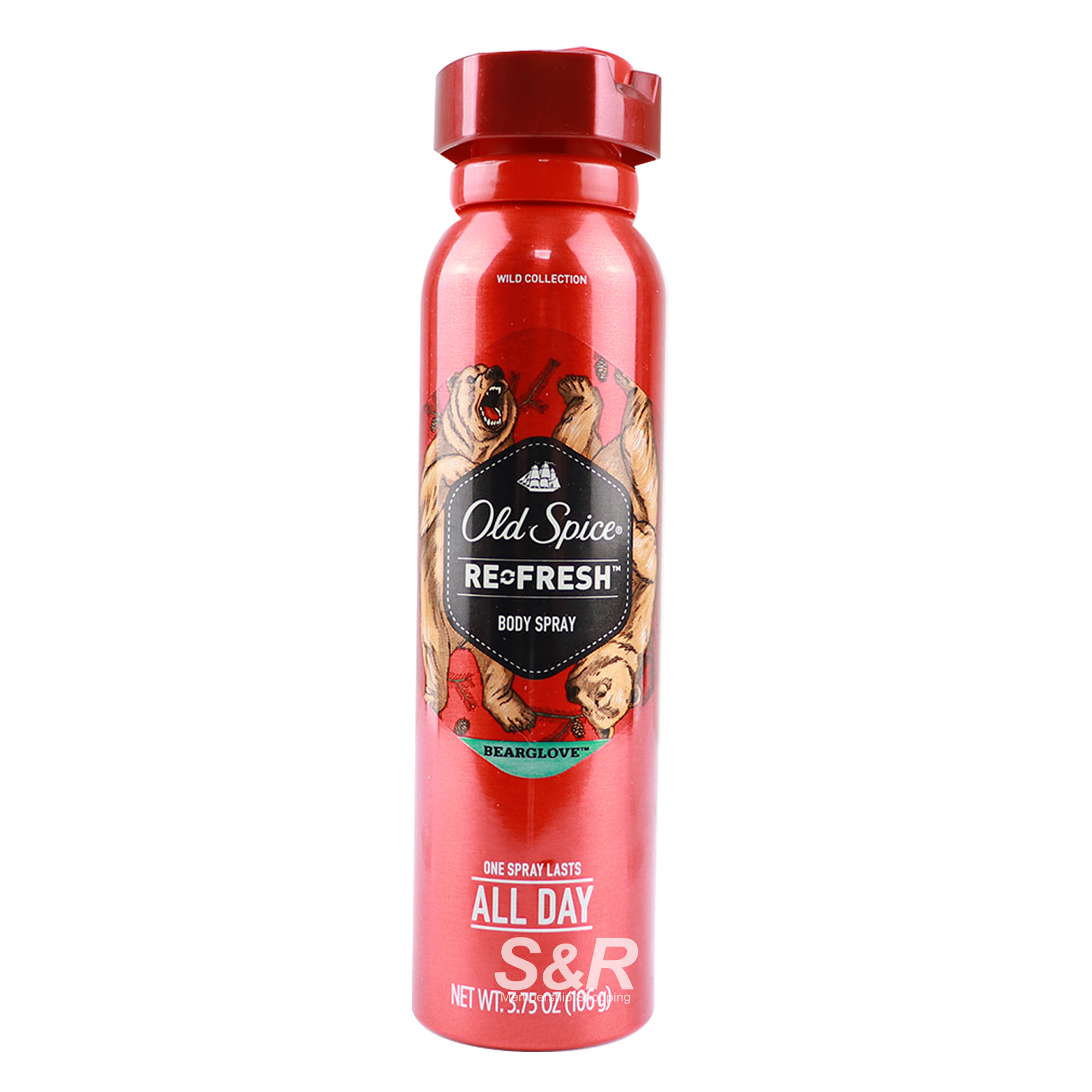 Old Spice Re Fresh All Day Body Spray Bearglove 106g Old Spice Re Fresh All Day Body Spray Bearglove 106g